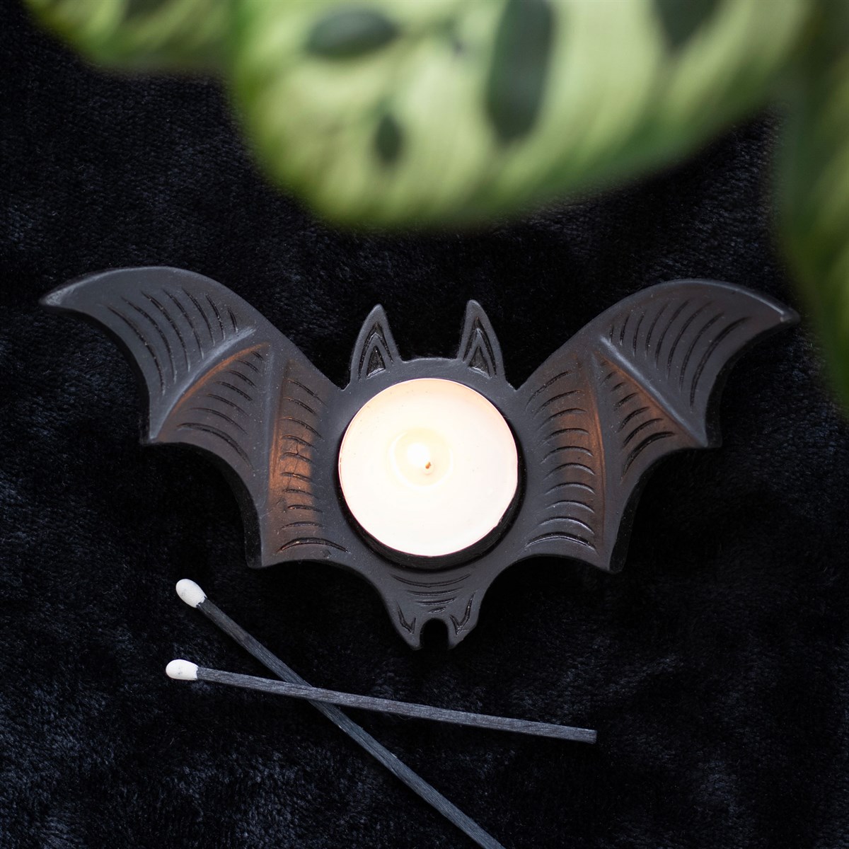 Spirit of Equinox Bat Tealight Candle Holder