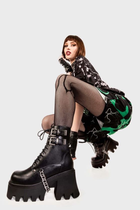LAMODA Hostages Chunky Platform Ankle Boots – Bild 2
