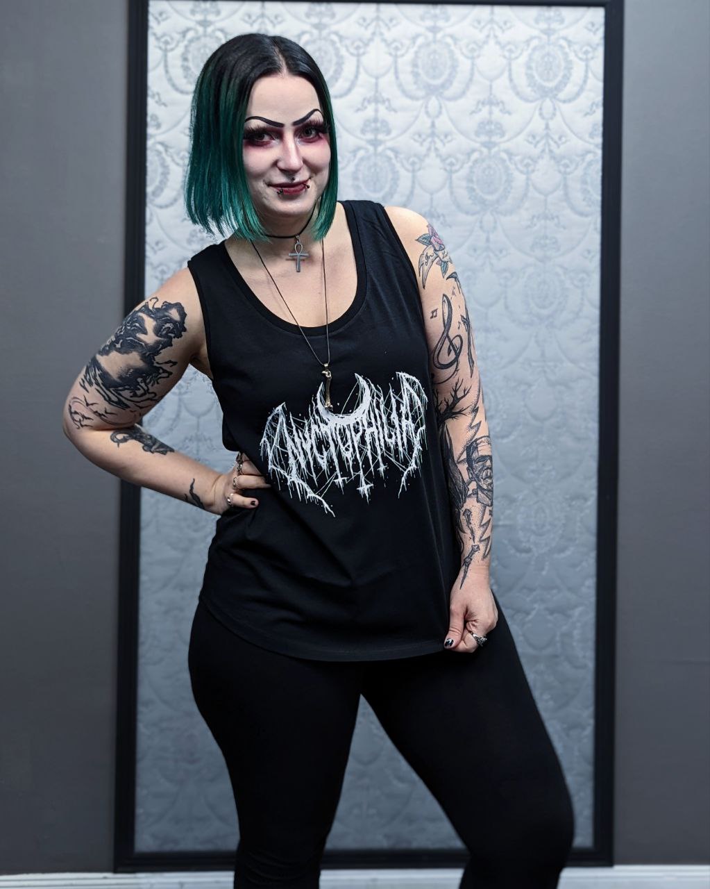 Nyctophilia X Phrenetica Tank Top Limited Black Metal Edition