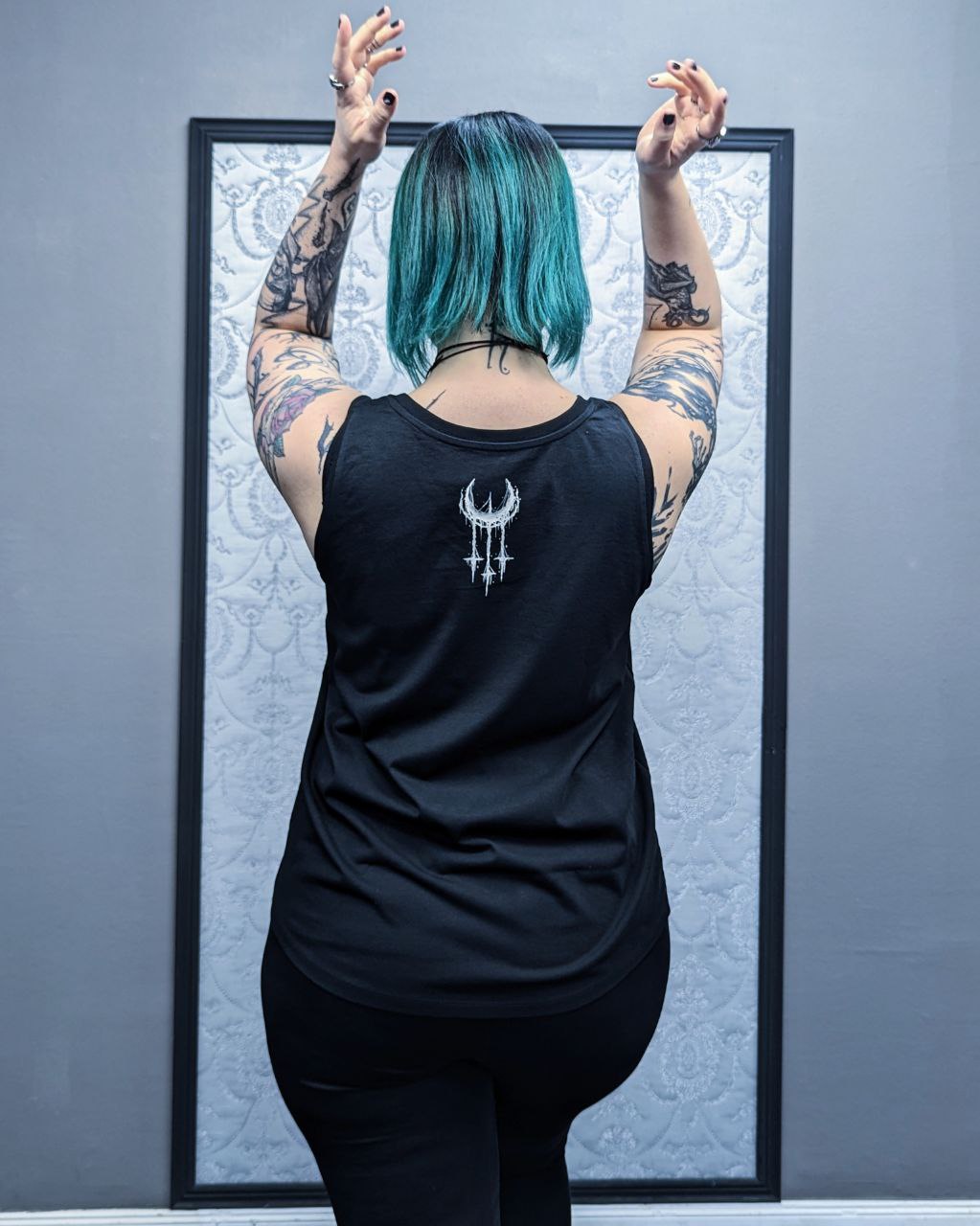 Nyctophilia X Phrenetica Tank Top Limited Black Metal Edition - Image 4