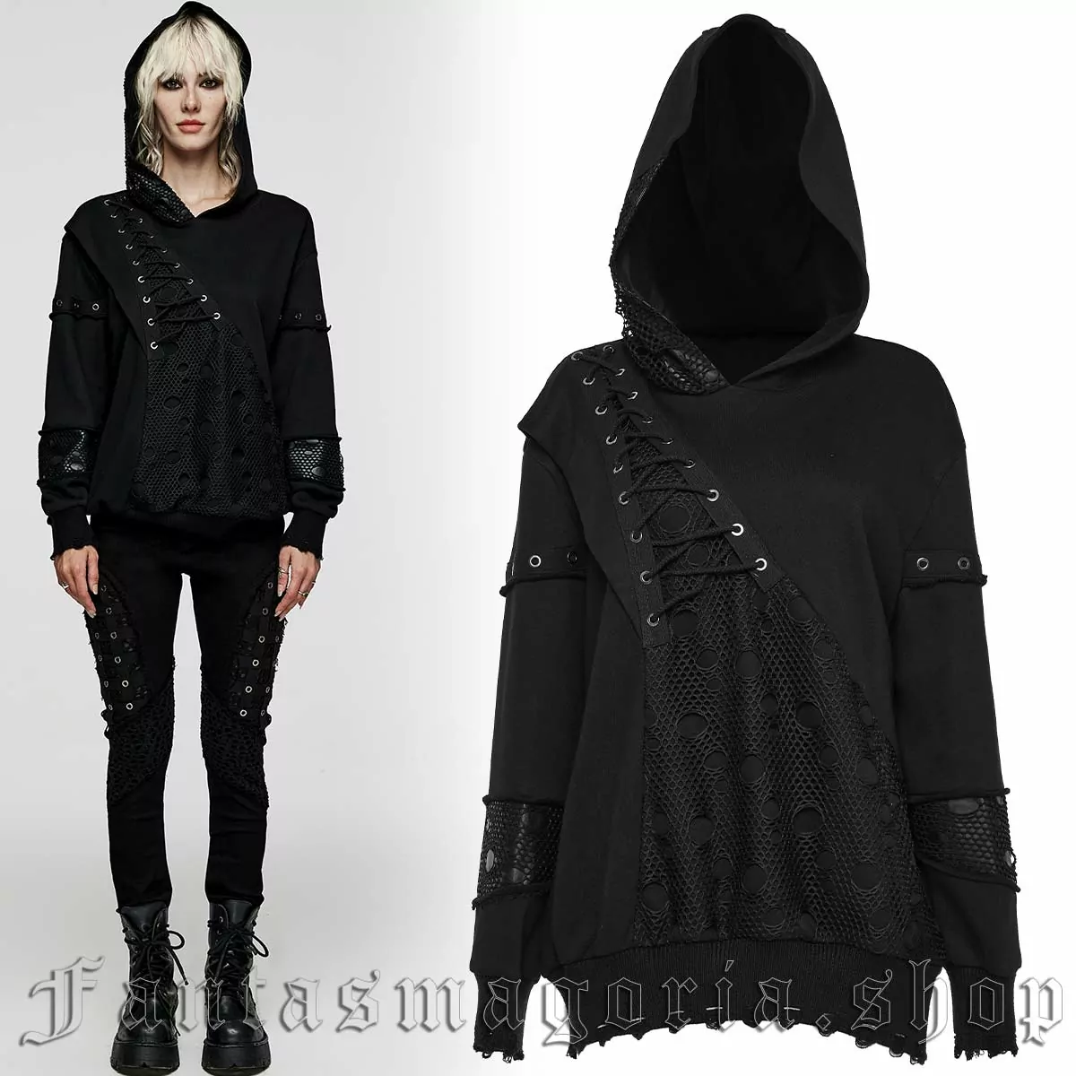 Punk Rave Batcave Hoodie
