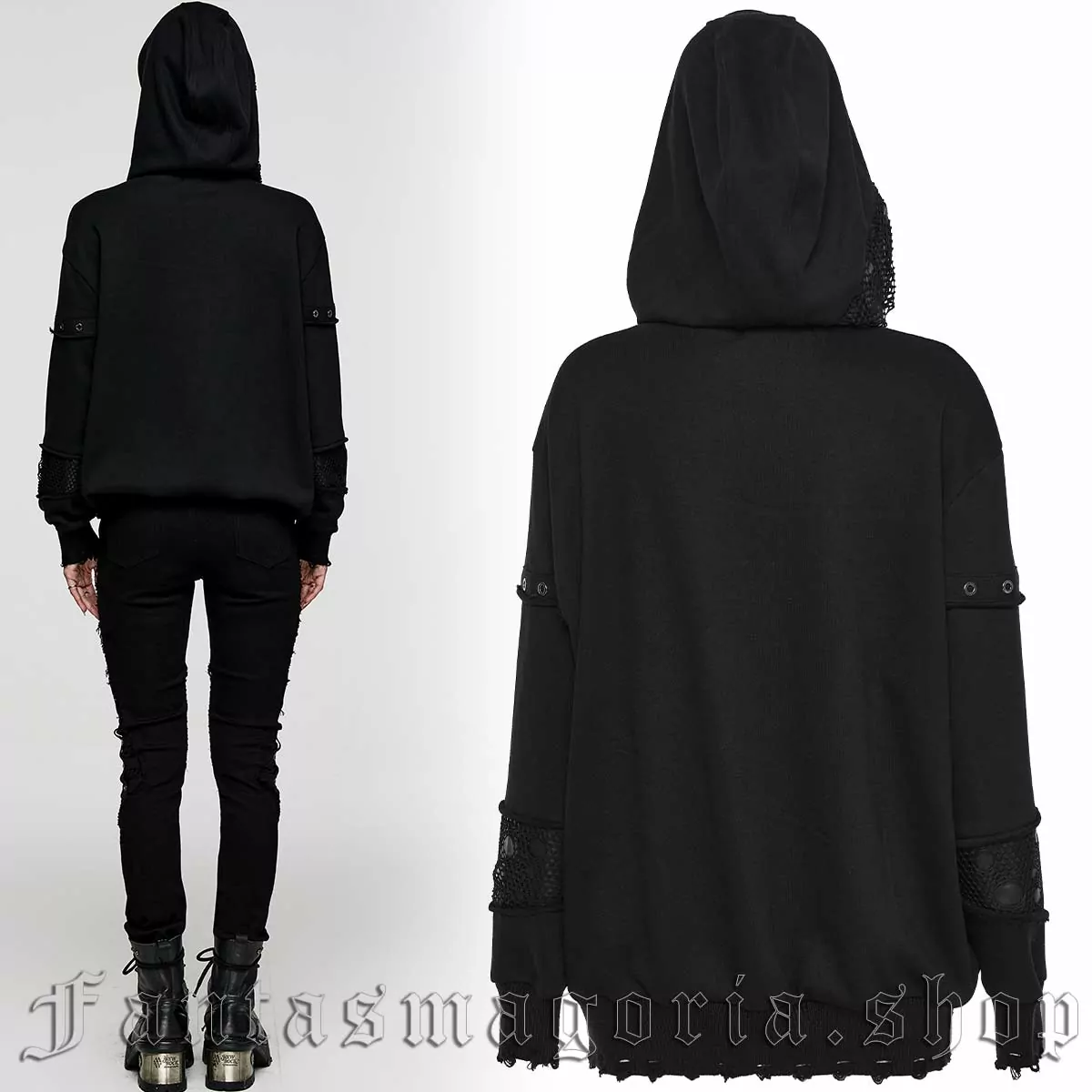 Punk Rave Batcave Hoodie - Image 2