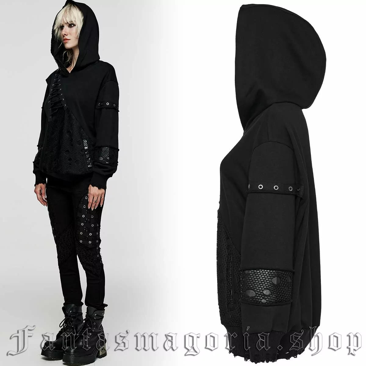 Punk Rave Batcave Hoodie - Image 3
