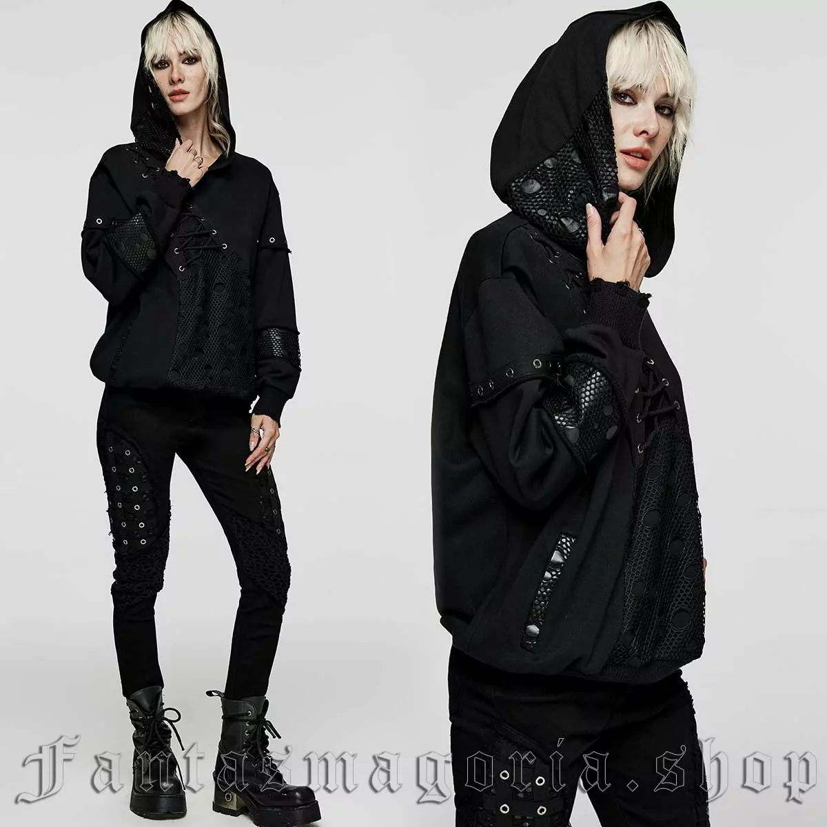 Punk Rave Batcave Hoodie - Image 5
