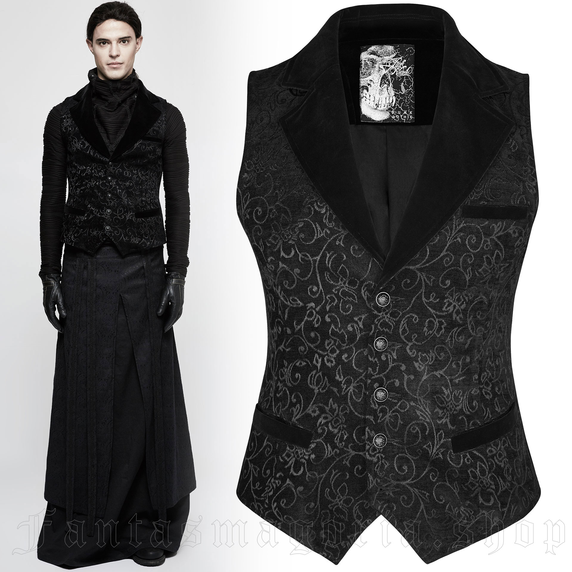 Punk Rave Gothic Regent Vest