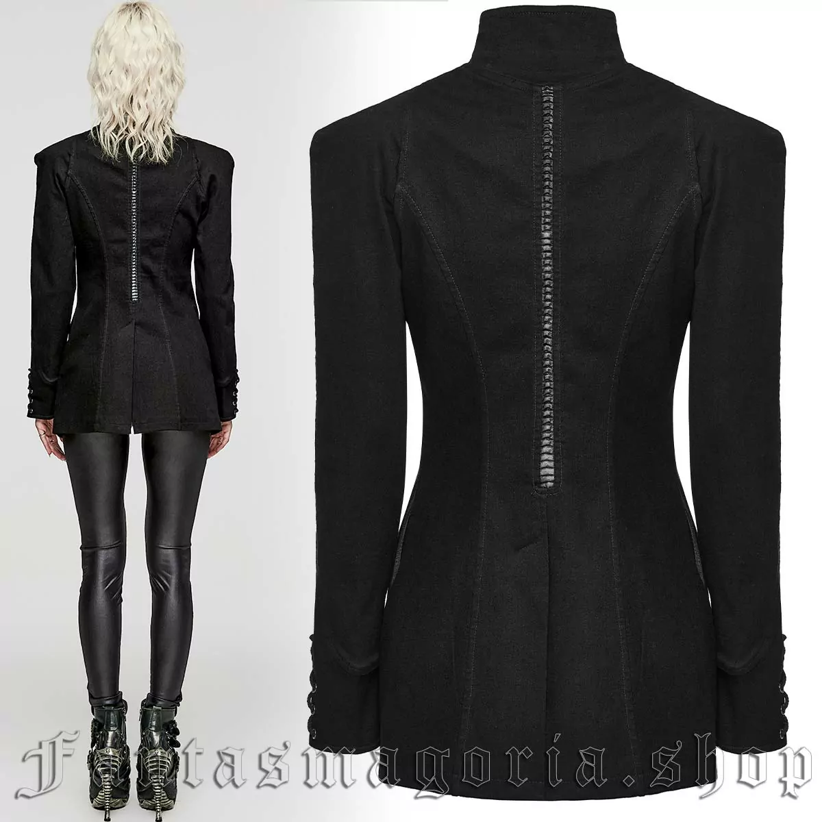 Punk Rave Shibari X Jacket - Image 2