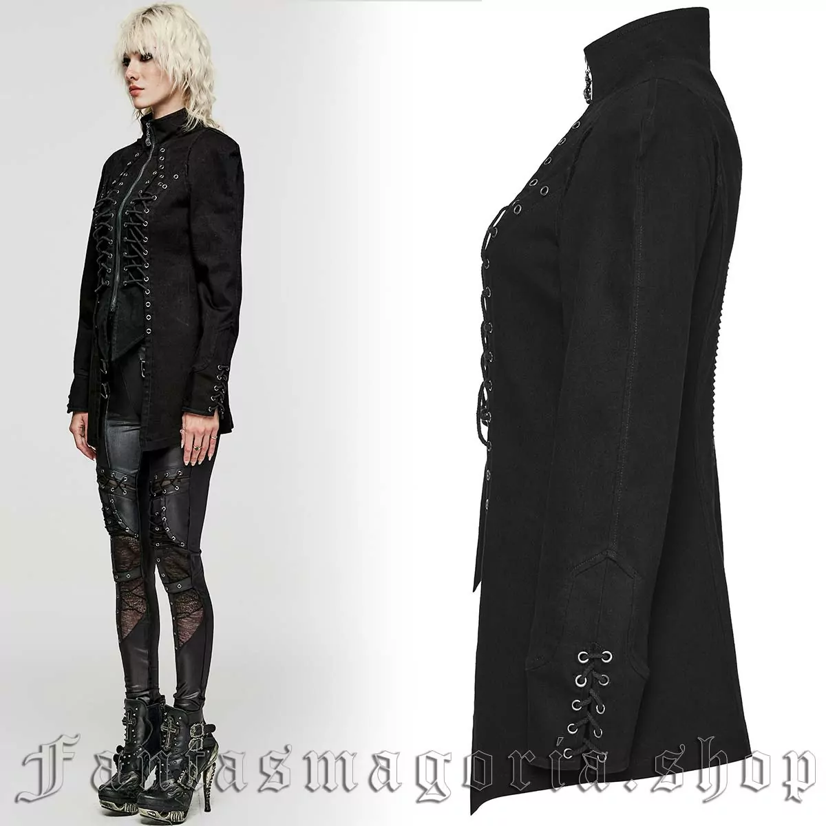 Punk Rave Shibari X Jacket - Image 3