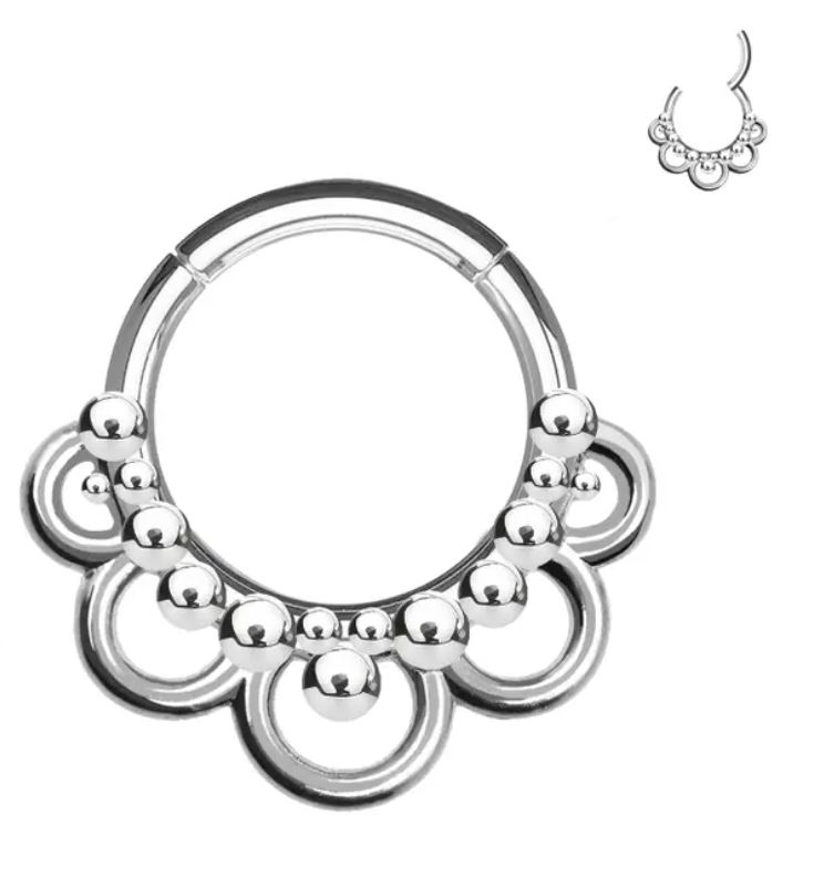 Piercingring Clicker Diadema