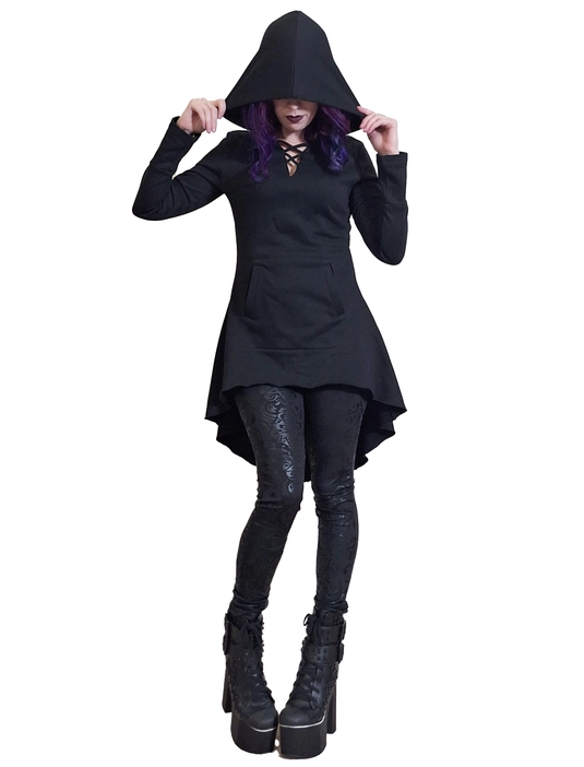 Necessary Evil Anaisa Hoodie Dress – Bild 3
