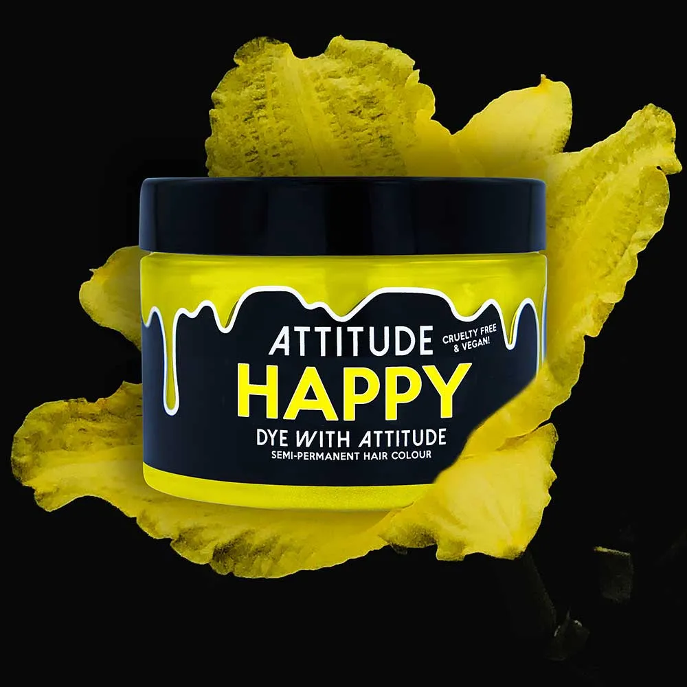 Attitude Happy UV Yellow Hair Dye – Bild 2