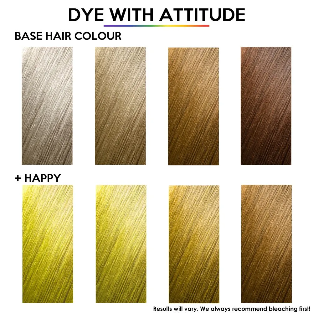 Attitude Happy UV Yellow Hair Dye – Bild 3