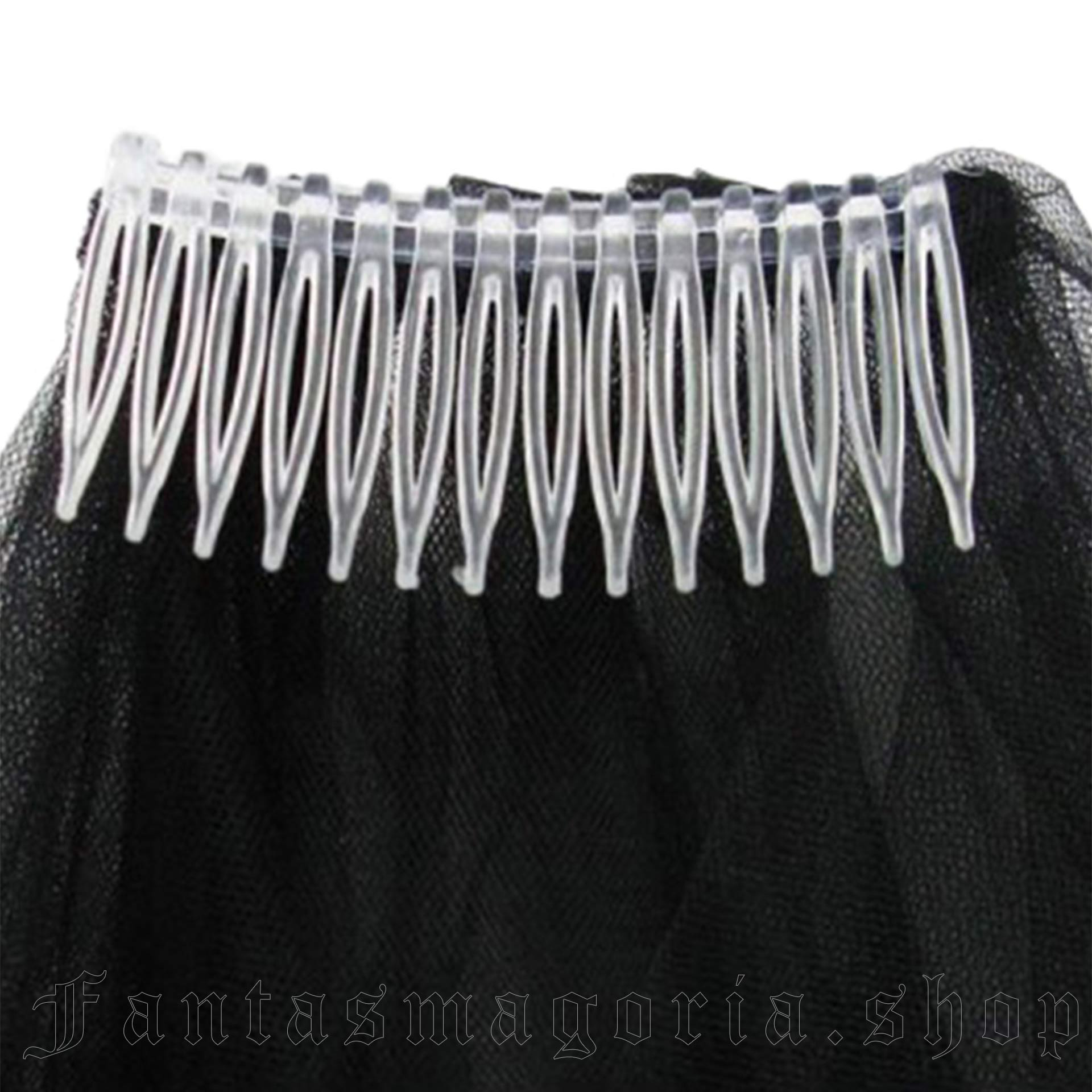 Black Mourning Veil - Image 4