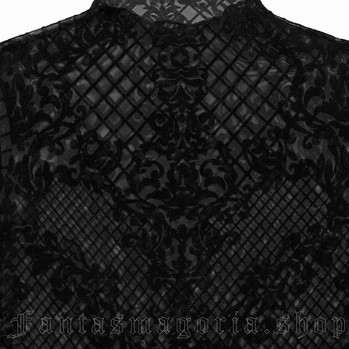 Punk Rave Brocade Mesh Top - Image 5