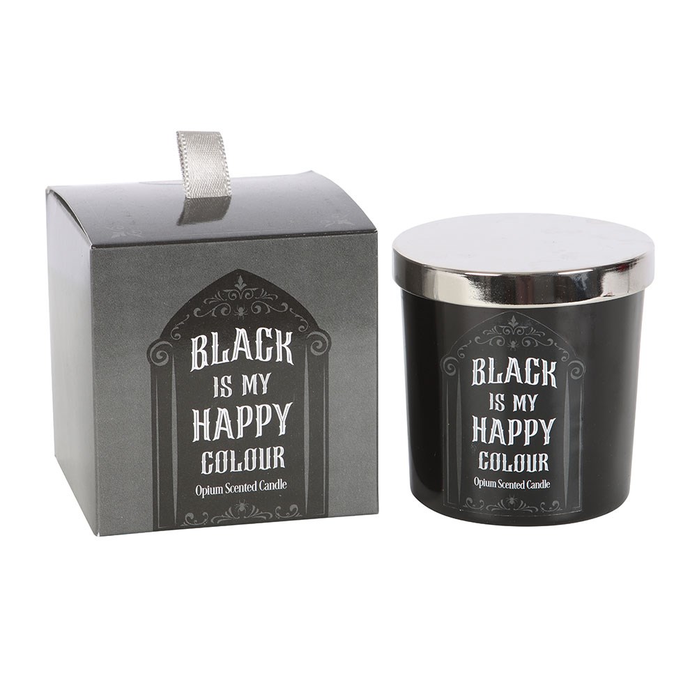 Spirit of Equinox Black is My Happy Colour Opium Candle – Bild 2