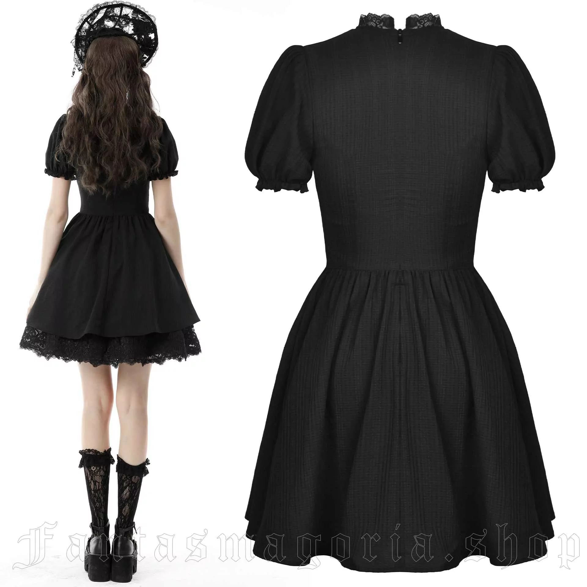 Dark in Love Oh So Modest Dolly Dress - Image 2