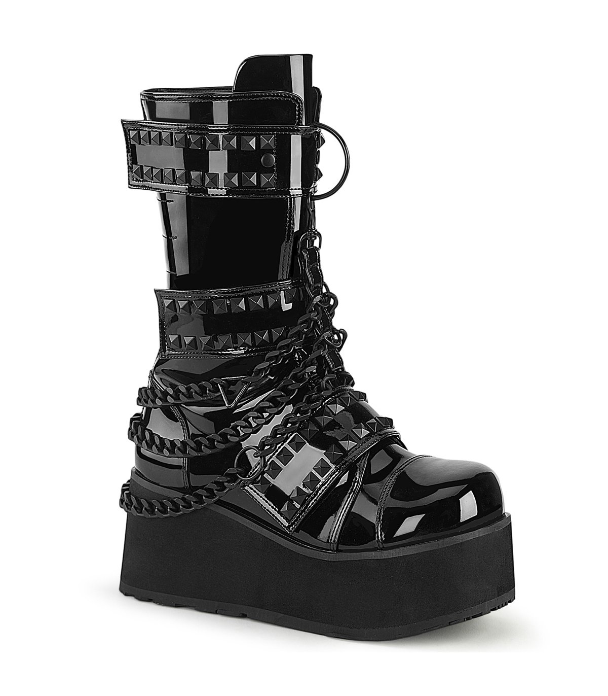 DemoniaCult Stiefel Trashville 138 Lack