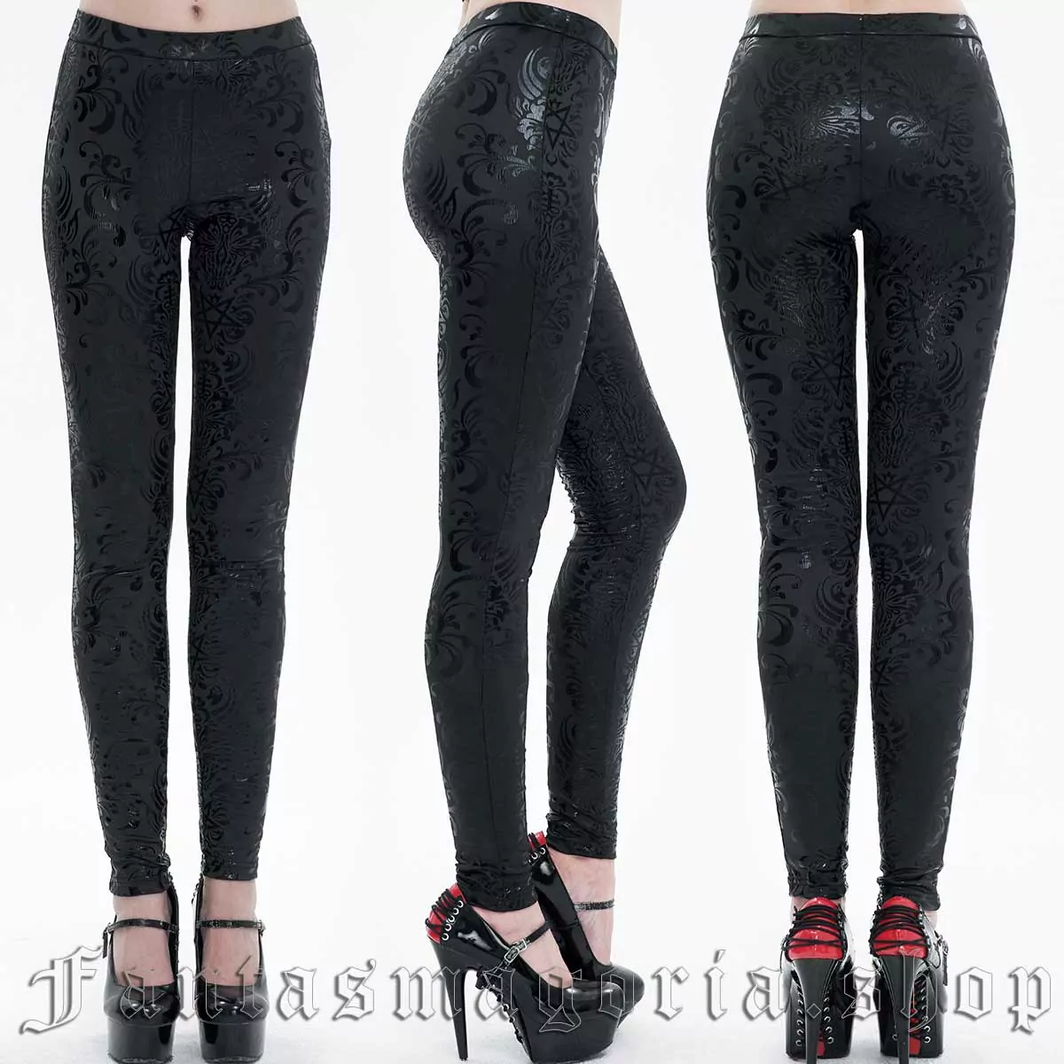 Devil Fashion Dark Renaissance Leggings - Image 2