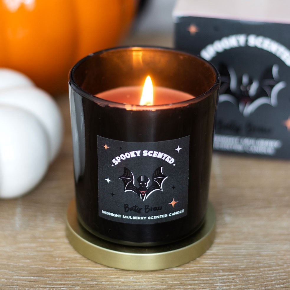 Spirit of Equinox Bats Brew Midnight Mulberry Candle