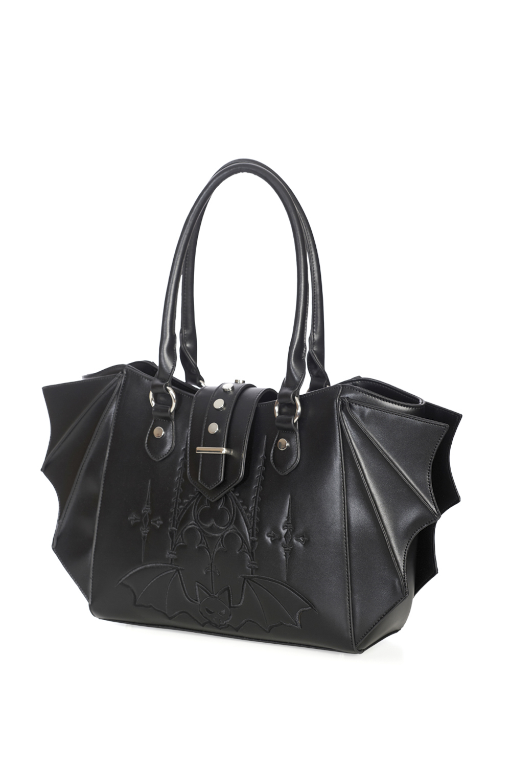 Banned Gothic Bat Tote Bag – Bild 4