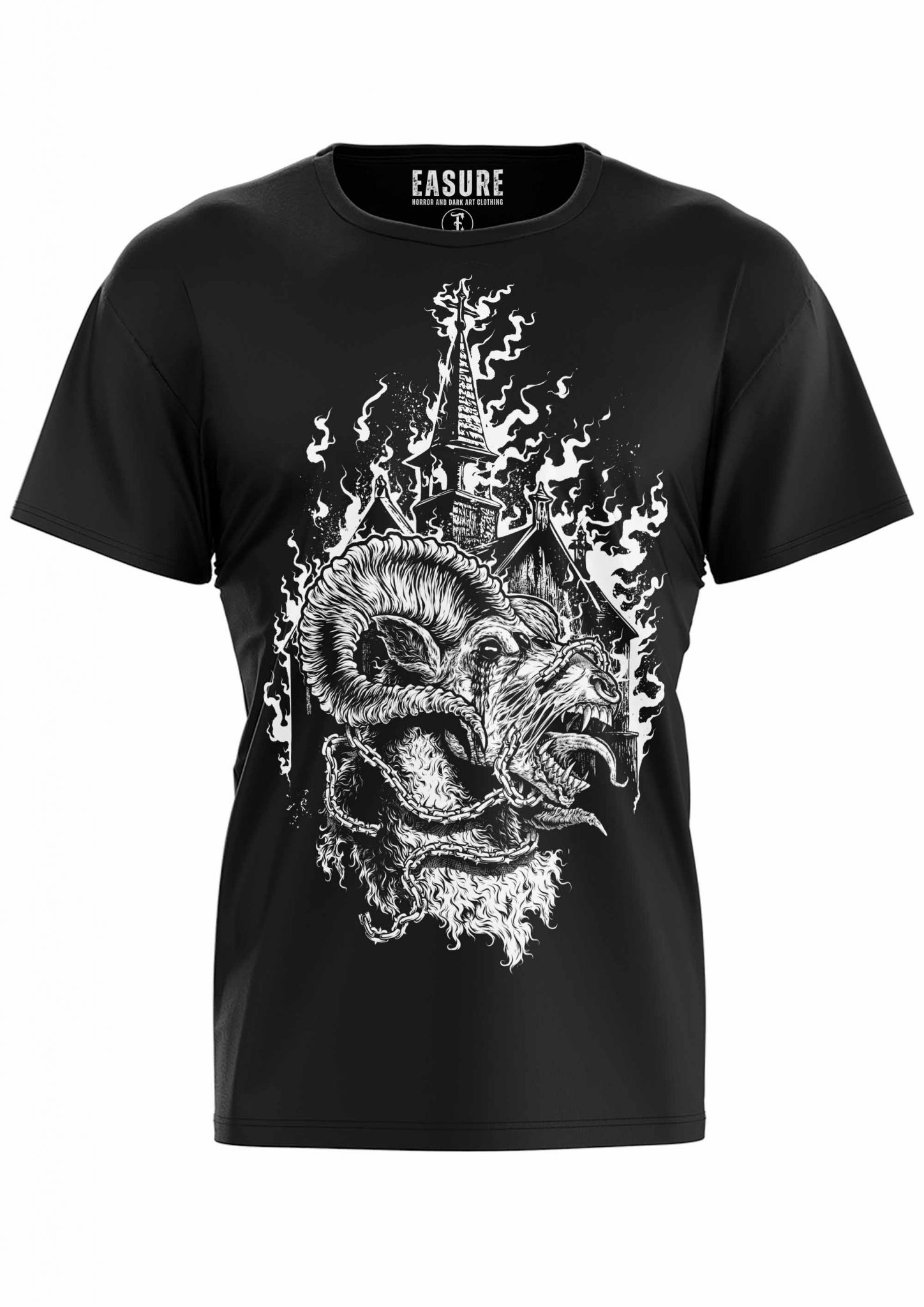 Gothic Goat Easure Unleashed Goat T-Shirt - Nyctophilia Gothic Shop Hamburg