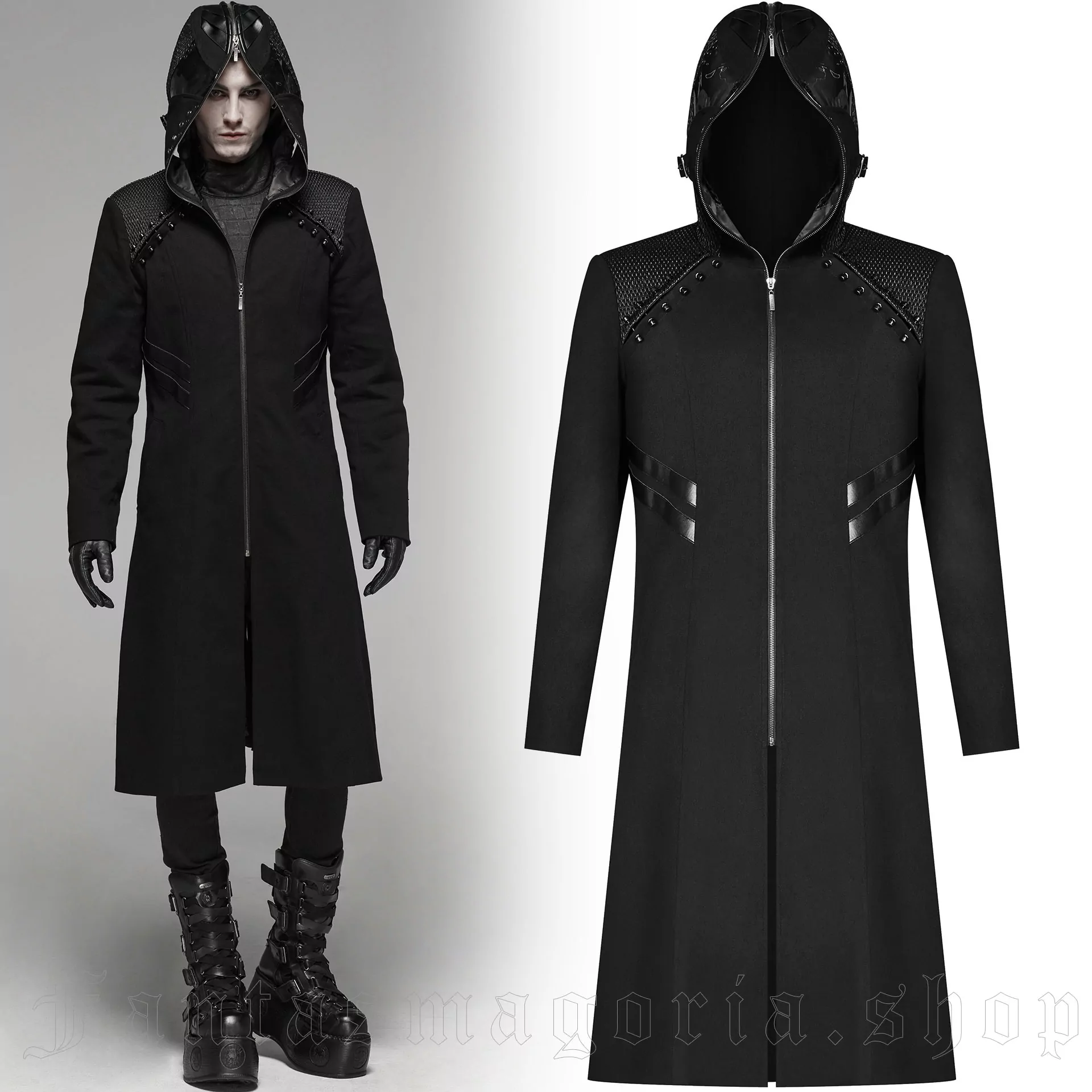 Punk Rave Gothic Fencer Coat