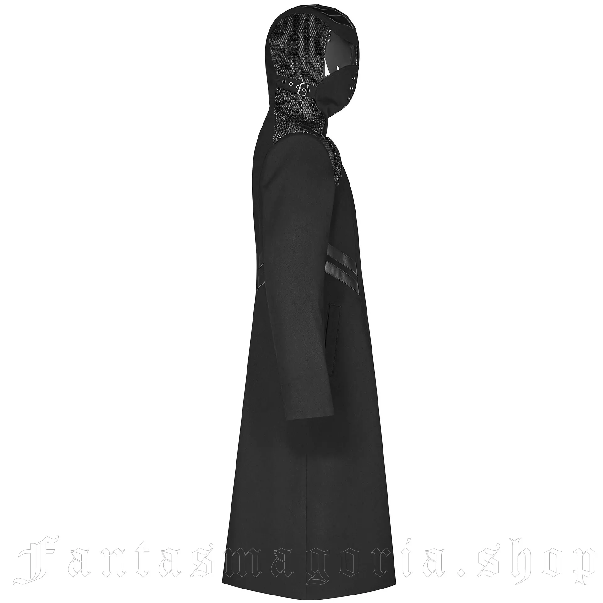 Punk Rave Gothic Fencer Coat - Image 3