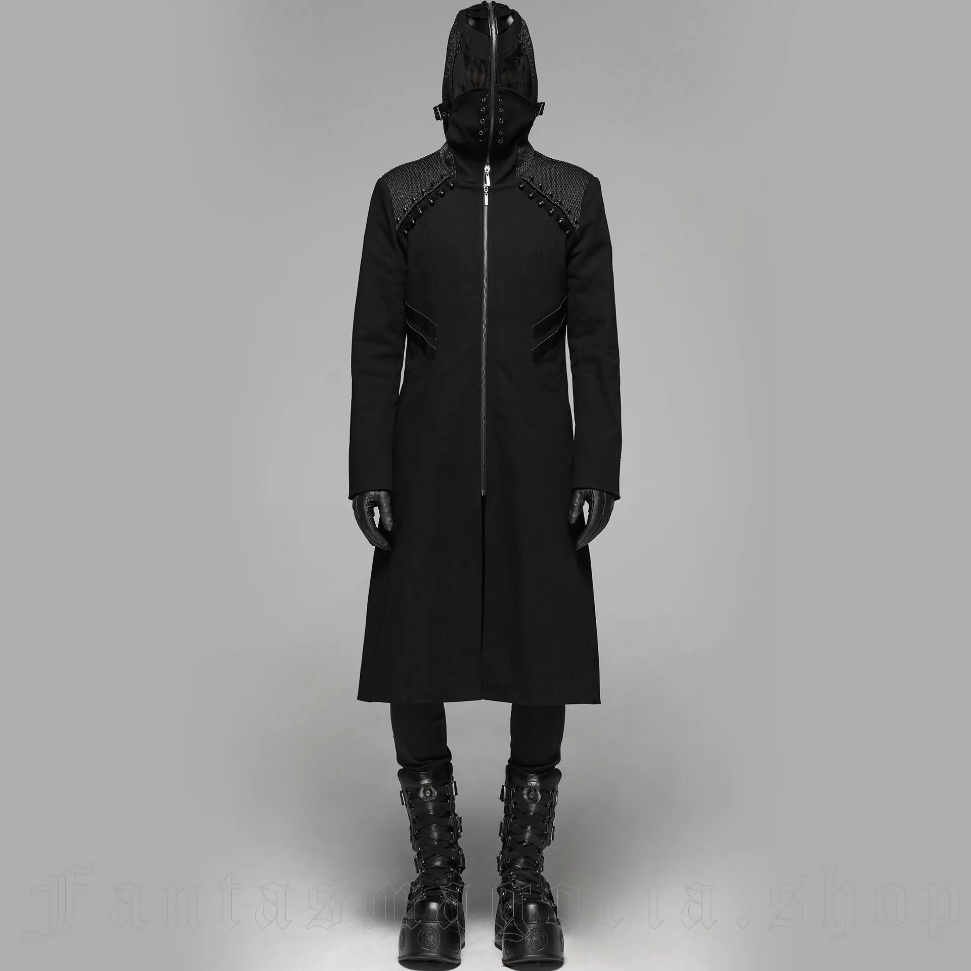 Punk Rave Gothic Fencer Coat - Image 4
