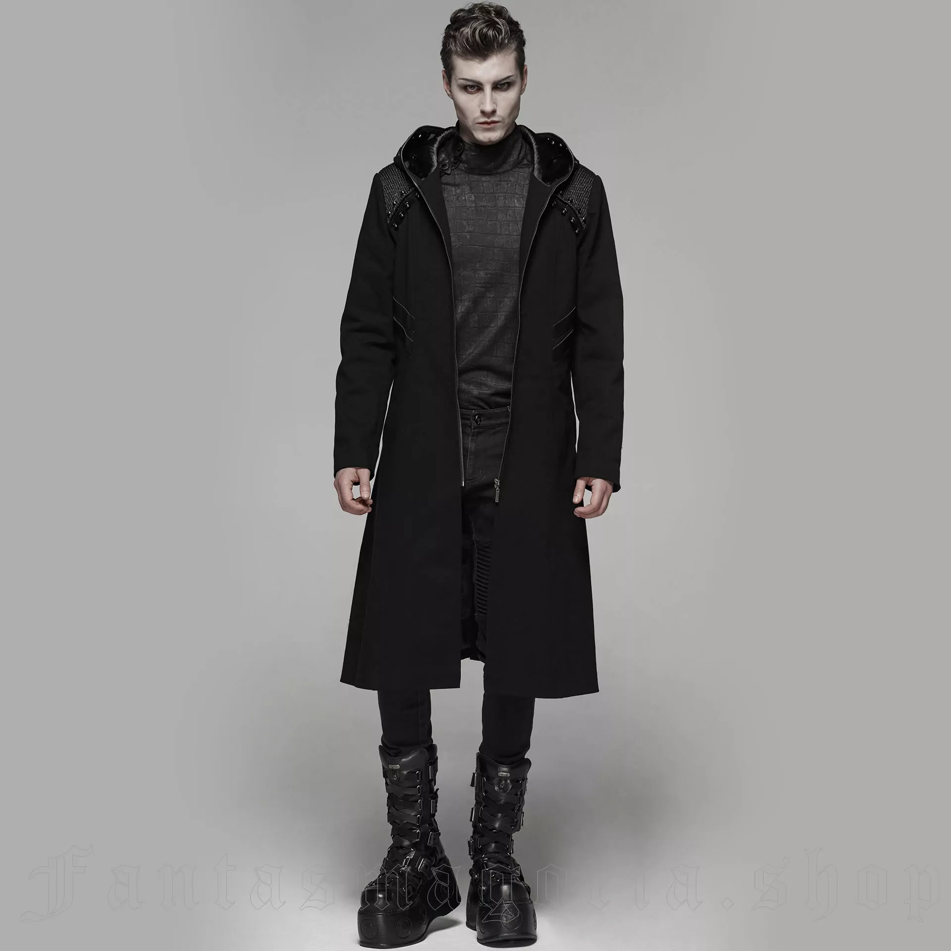 Punk Rave Gothic Fencer Coat - Image 5