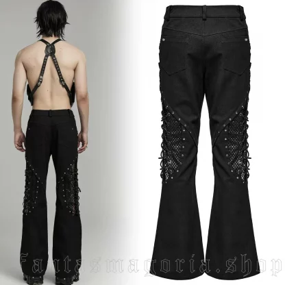 Punk Rave Xtraterrestrial Flared Trousers – Bild 2