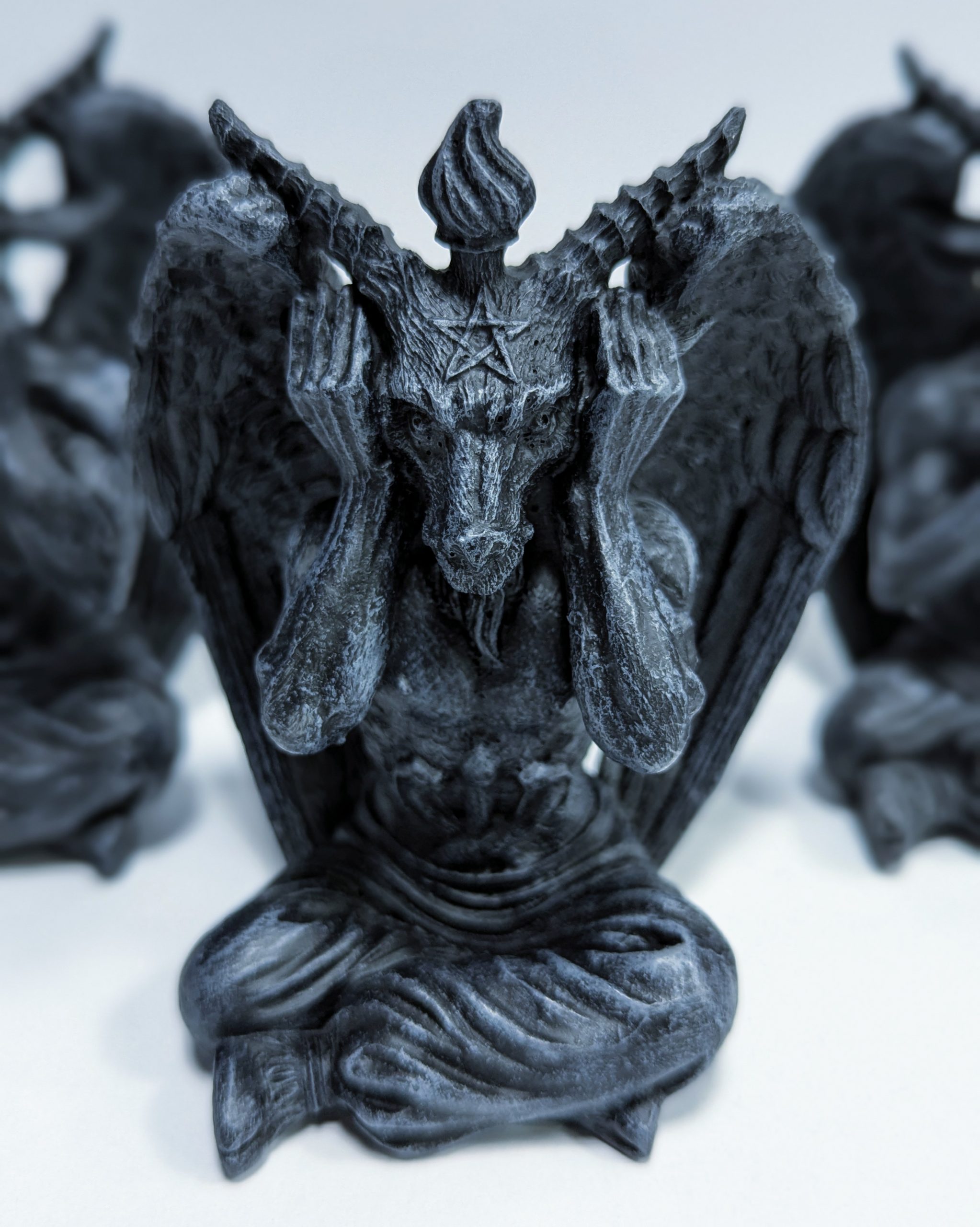 Baphomet Figuren See No Evil, Hear No Evil, Speak No Evil (3er Set) – Bild 3