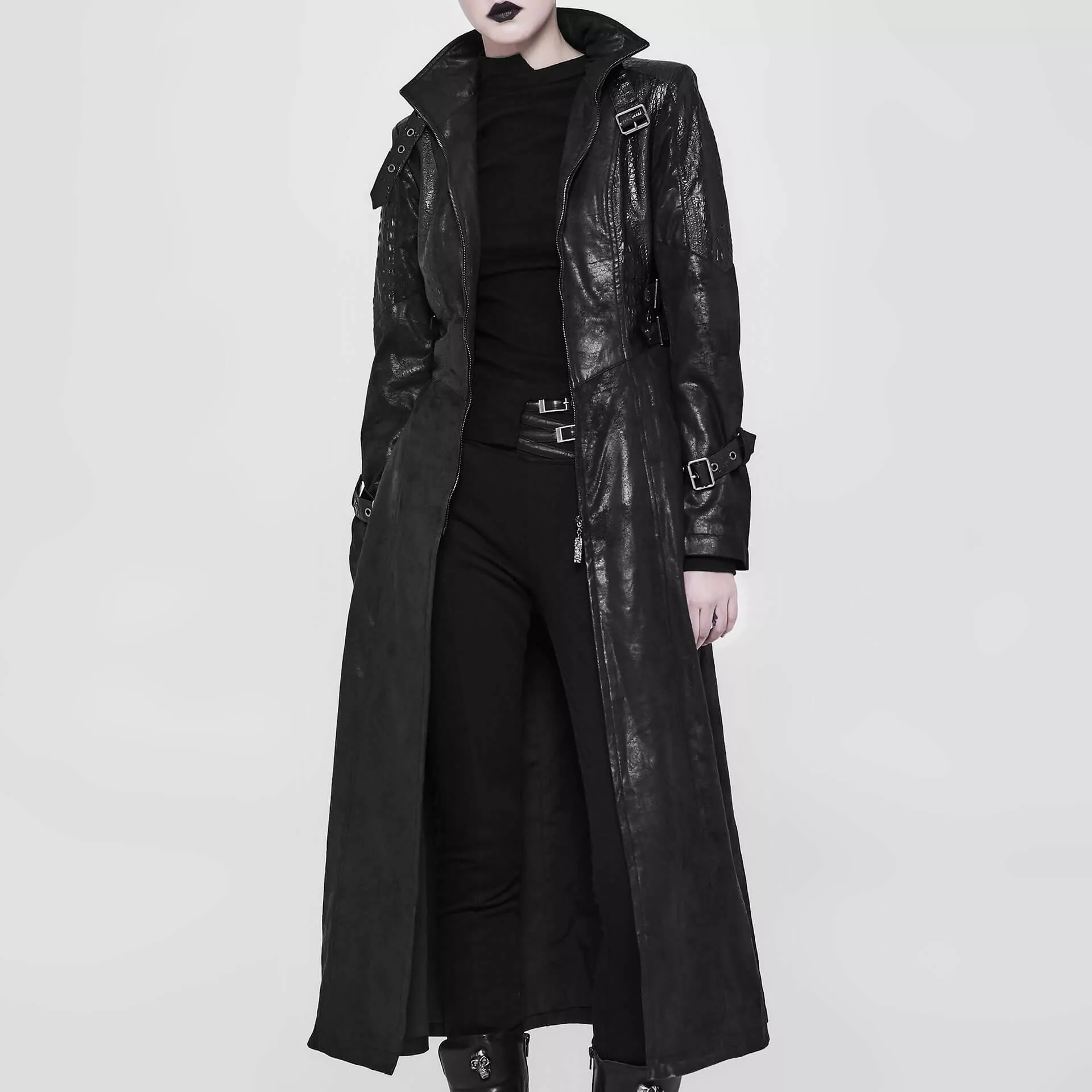 Punk Rave Second Skin Long Coat - Image 4