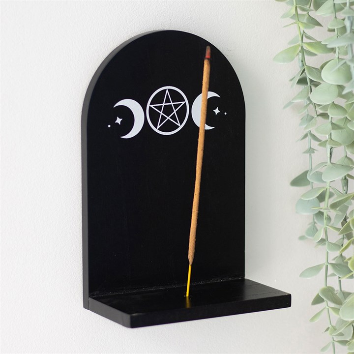 Spirit of Equinox Triple Moon Incense Holder Shelf