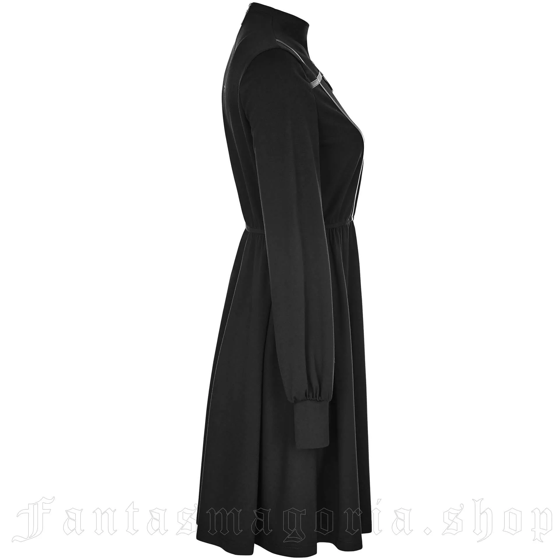 Punk Rave Black Pentagram Dress – Bild 3
