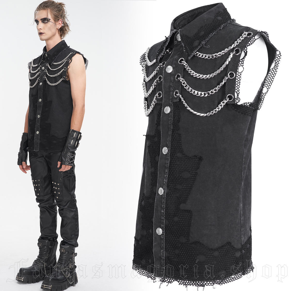 Devil Fashion Mad Nomad Waistcoat – Bild 3