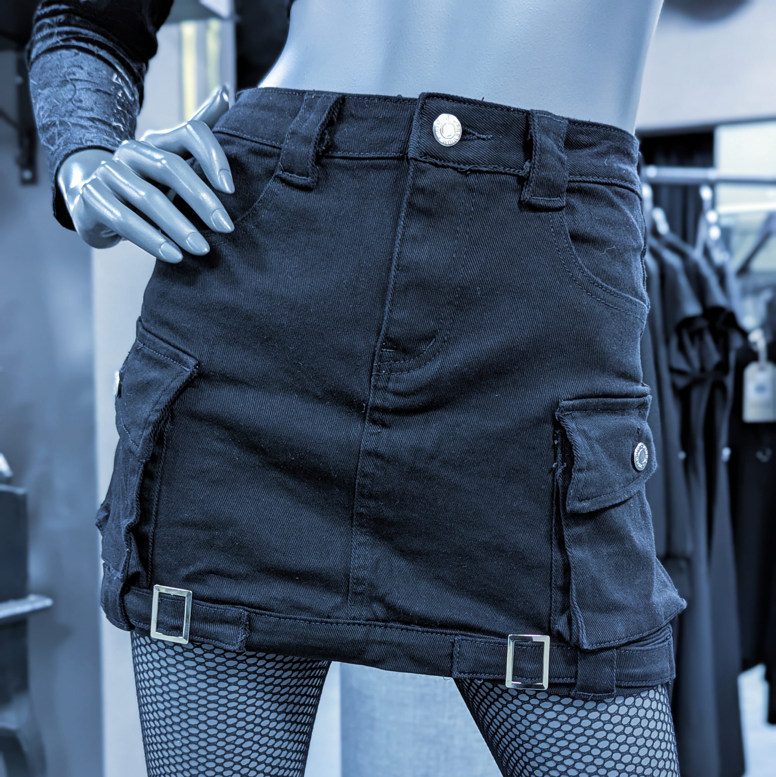 Lumiel Denim Mini Skirt