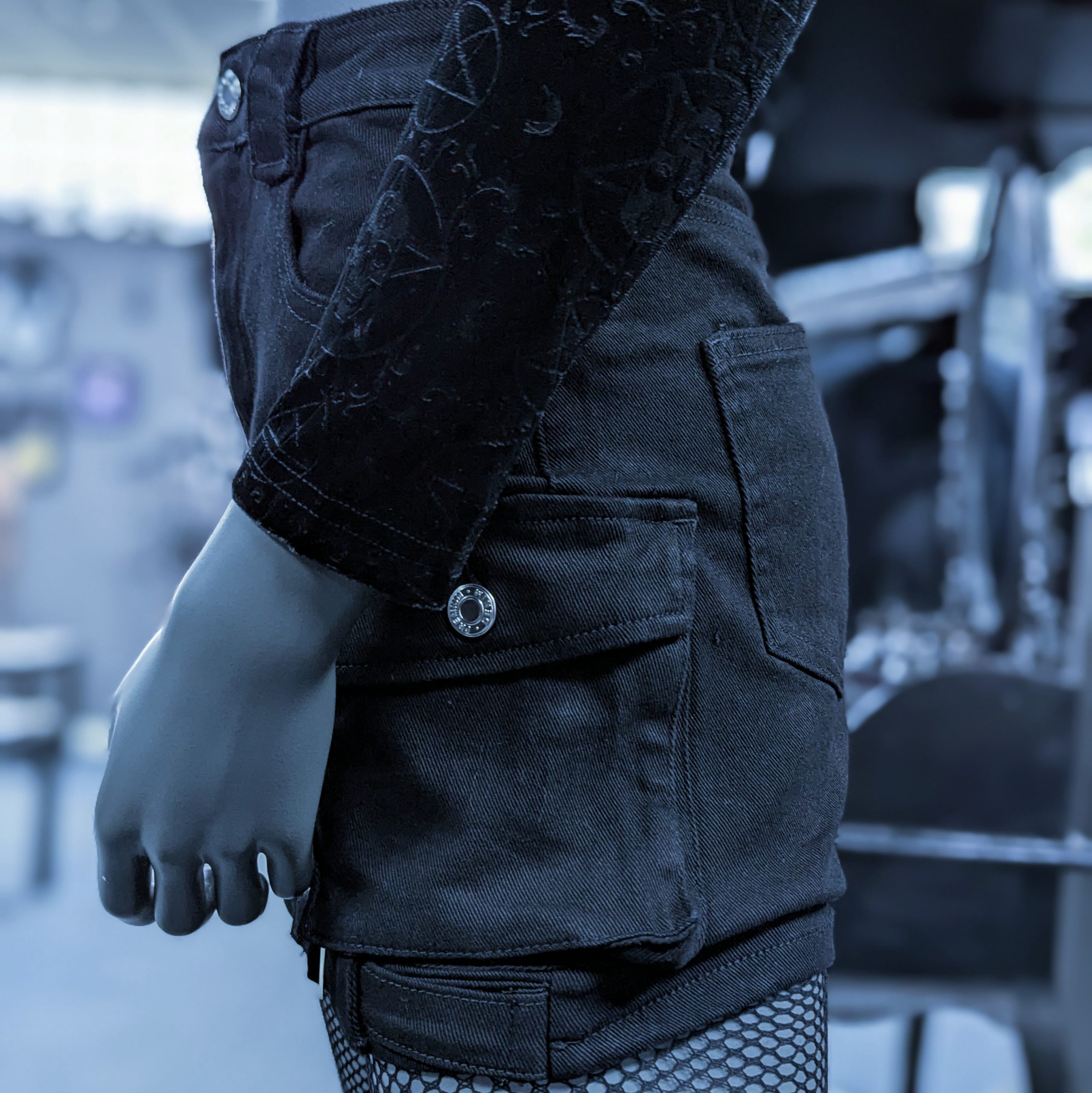 Lumiel Denim Mini Skirt - Image 4