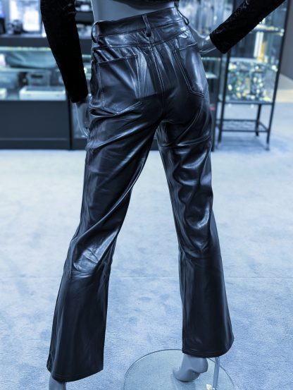 Meril Faux Leather Pants - Image 3