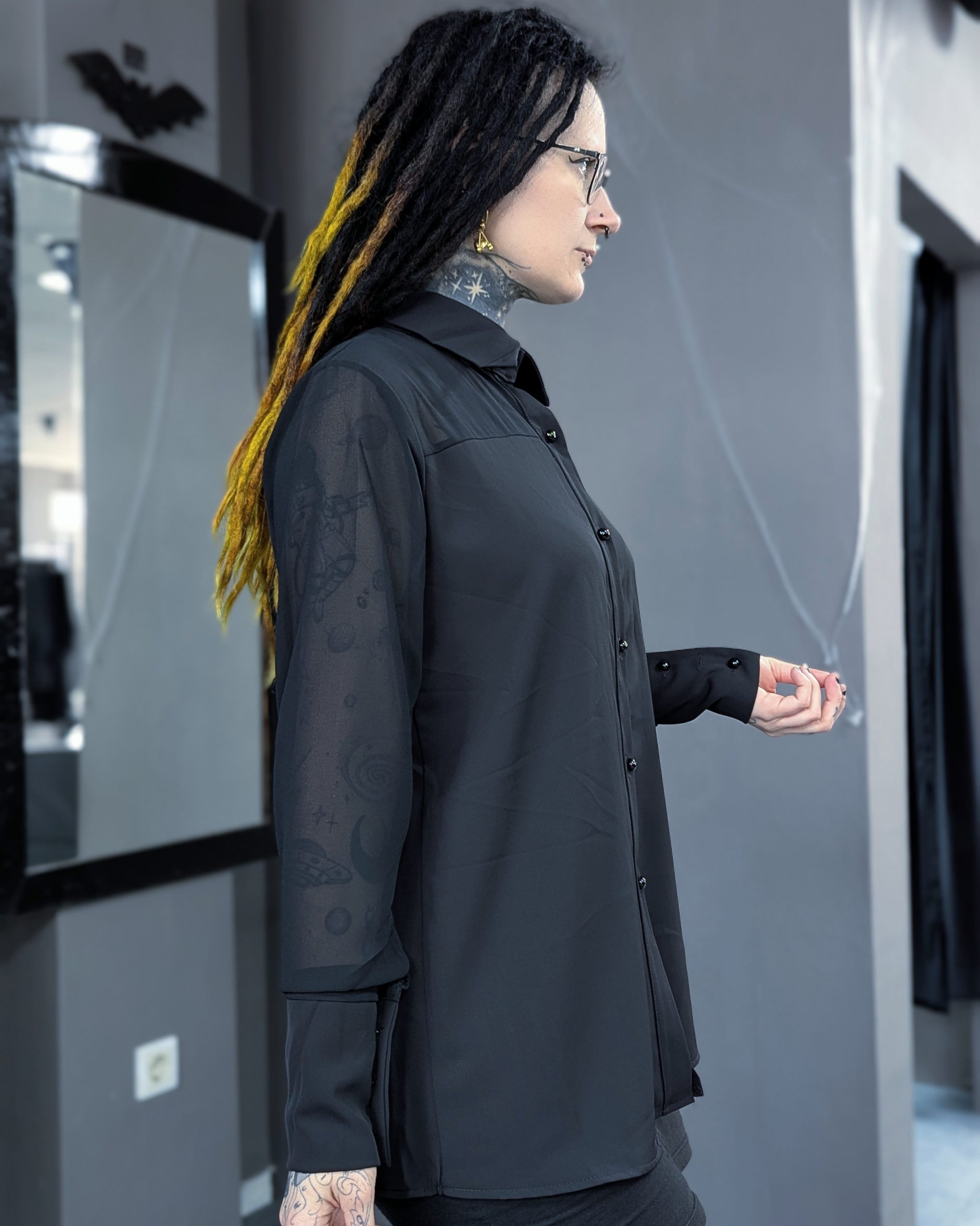 Dakini Mesh Blouse - Image 2