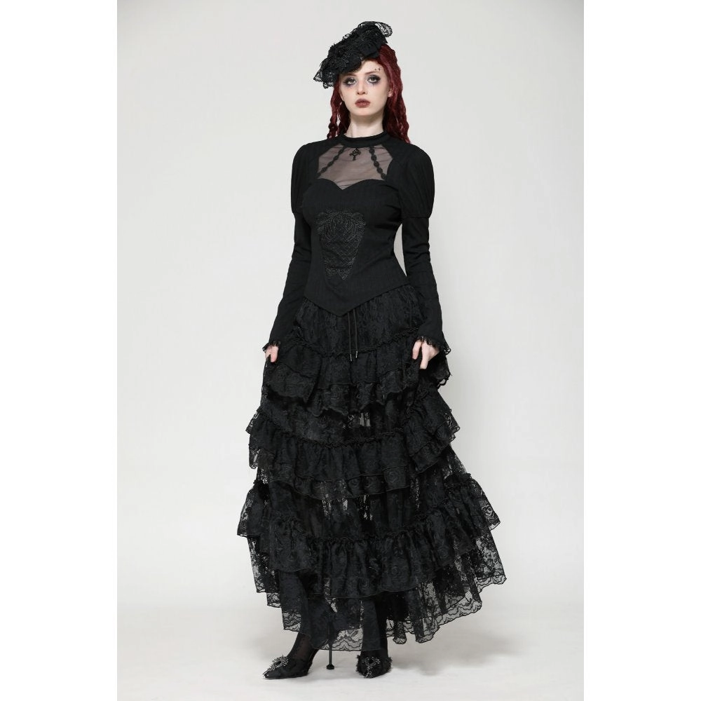 Dark in Love Avalon Puff Sleeve Shirt - Image 8