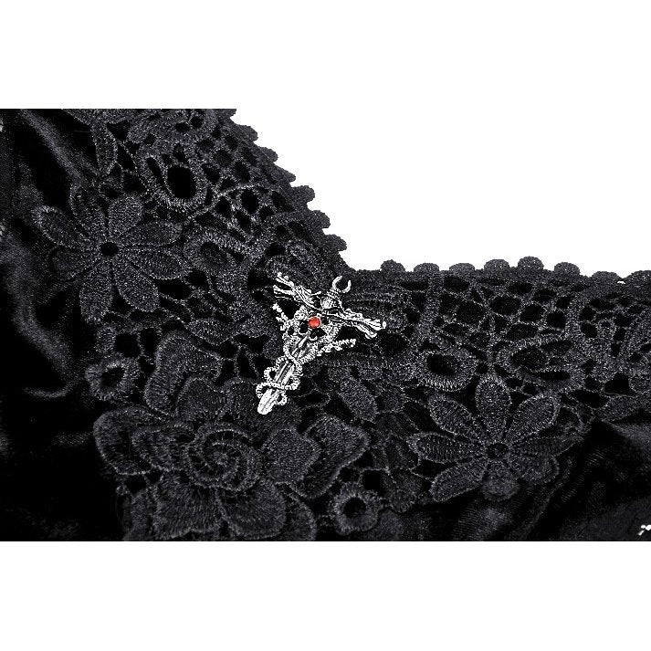 Dark in Love Petricka Velvet Dress – Bild 6