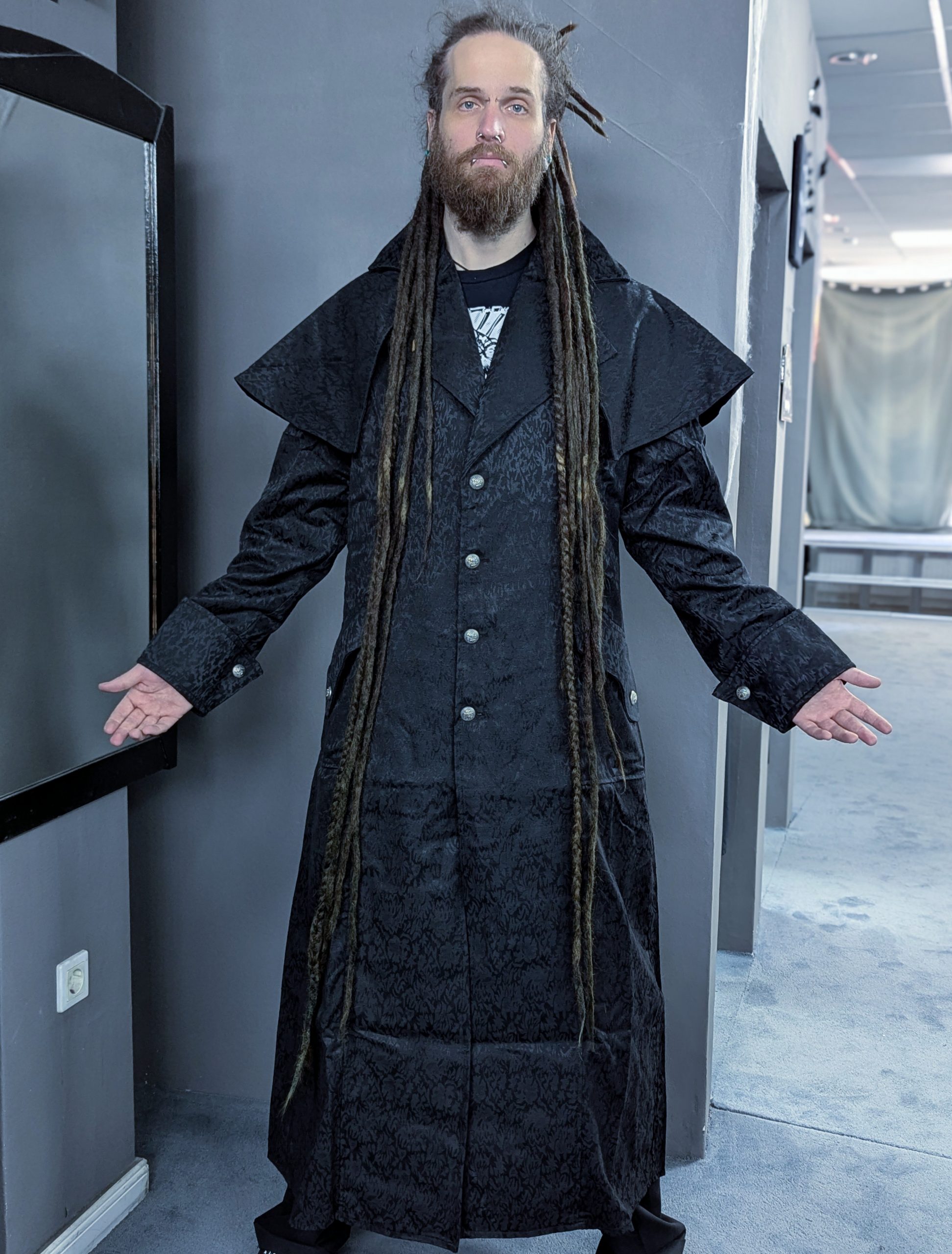 Archibald Jacquard Long Coat