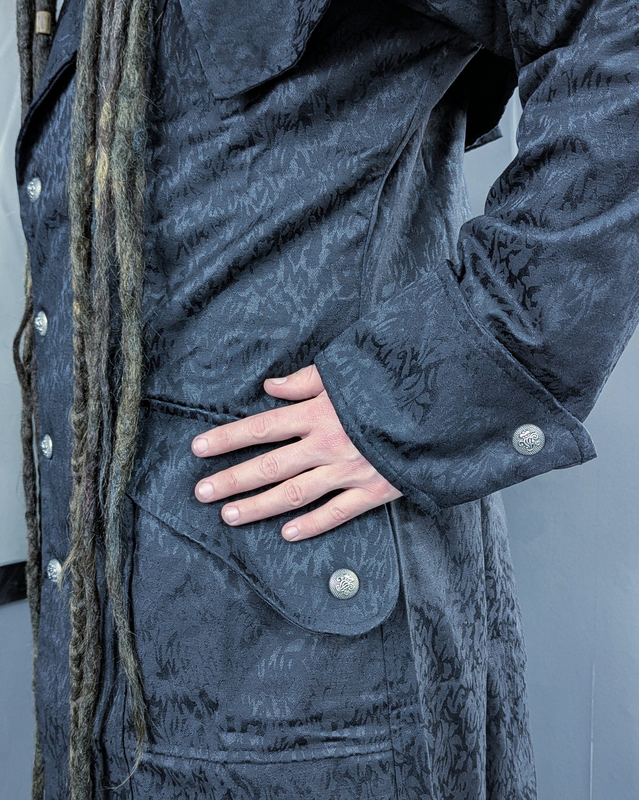 Archibald Jacquard Long Coat - Image 4