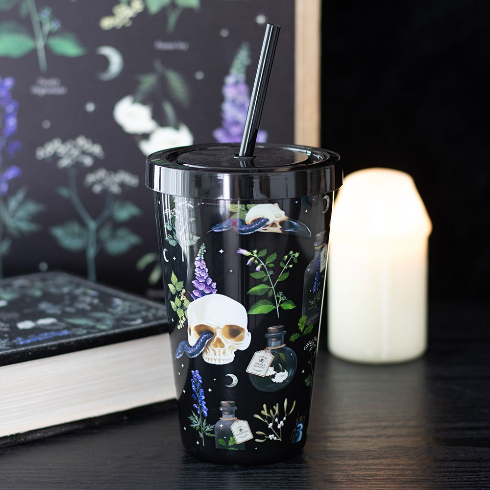 Venom & Vines Tumbler with Straw