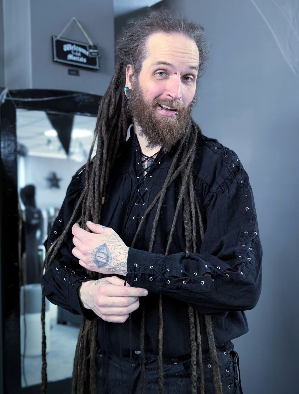 Leander Laced Sleeve Shirt – Bild 2