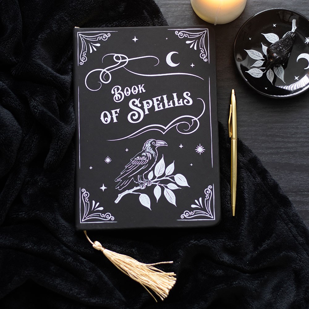 Book of Spells Raven A5 Notebook