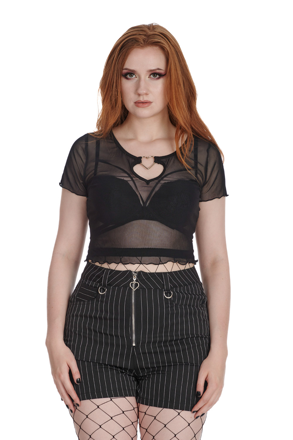 Banned Moody Melody Mesh Shirt
