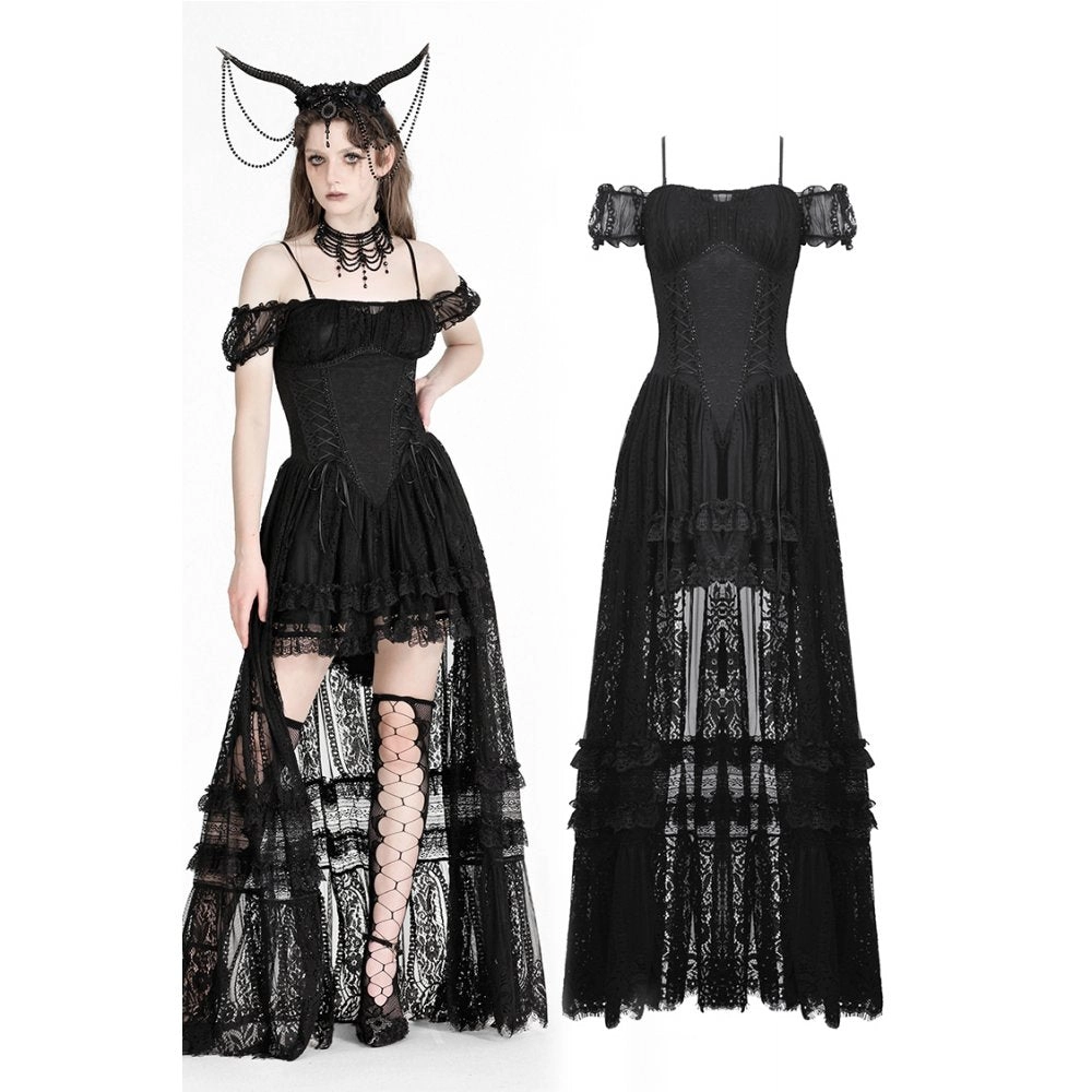 Dark in Love Keliah Vokuhila Lace Dress