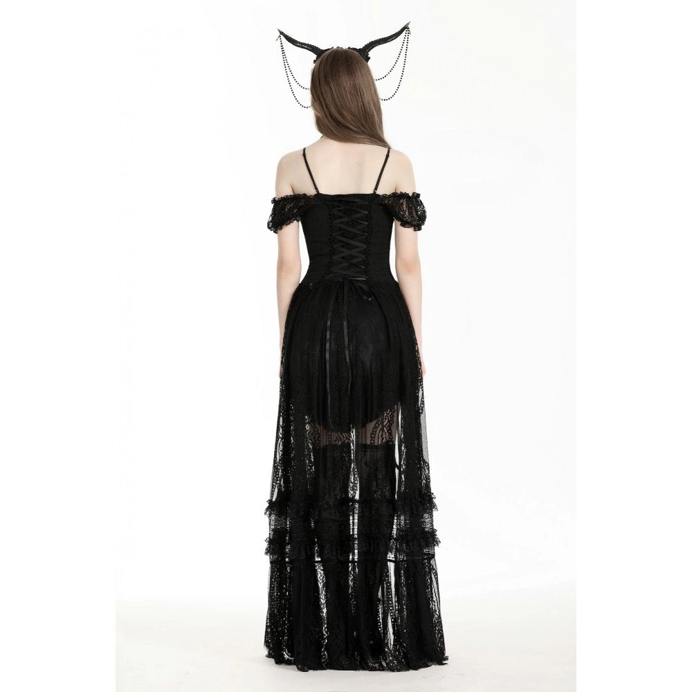 Dark in Love Keliah Vokuhila Lace Dress – Bild 2