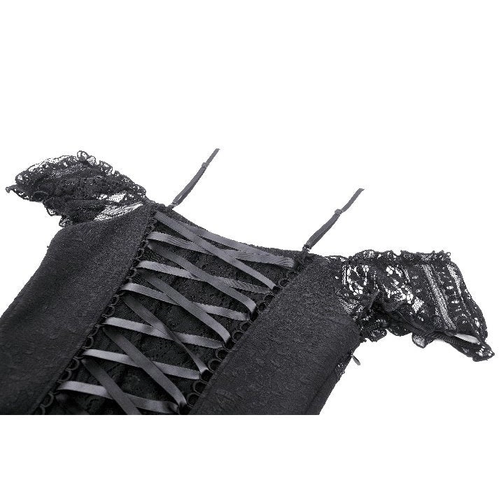 Dark in Love Keliah Vokuhila Lace Dress – Bild 5