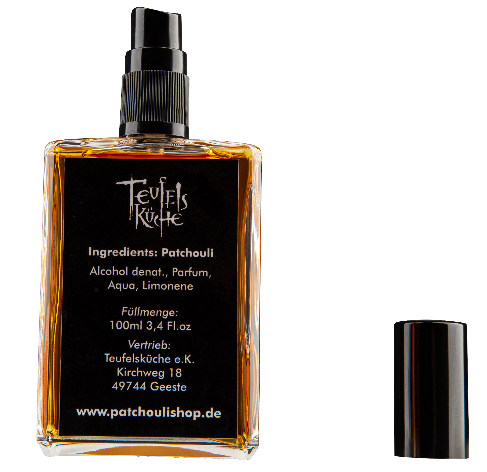 Teufelsküche Eau de Parfum Patchouli Natur (100 ml) – Bild 3